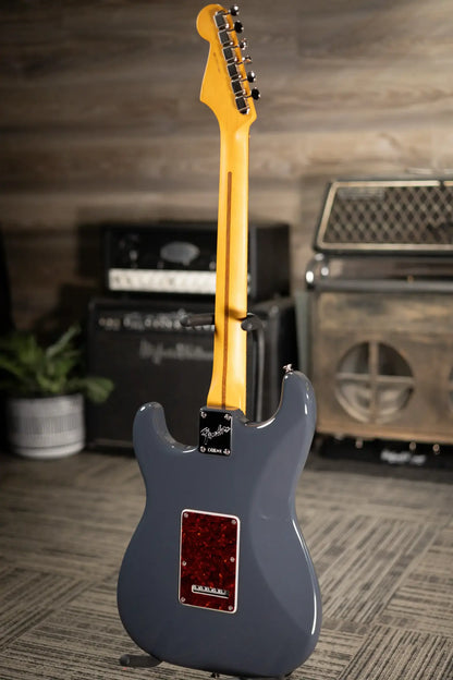 Fender American Professional Classic Stratocaster Electric Guitar - Faded Black with Gig Bag