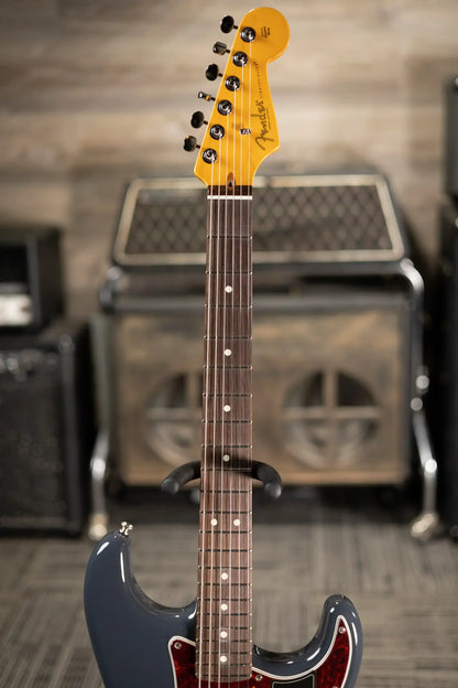 Fender American Professional Classic Stratocaster Electric Guitar - Faded Black with Gig Bag