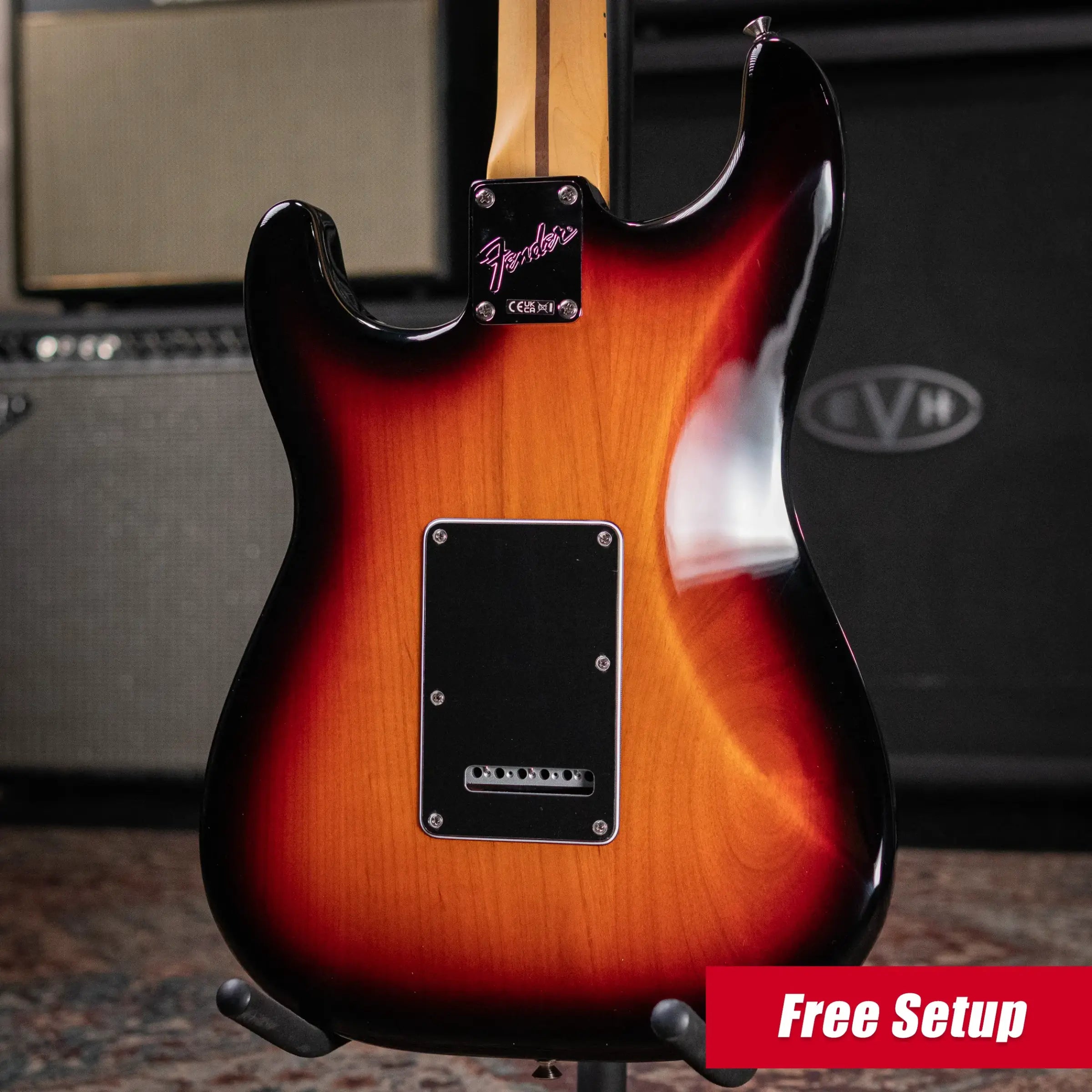 Fender American Professional Classic Stratocaster HSS Electric Guitar - 3-Color Sunburst with Gig Bag