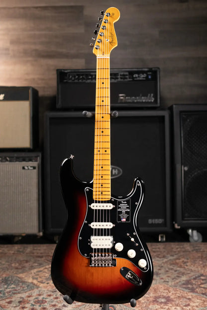 Fender American Professional Classic Stratocaster HSS Electric Guitar - 3-Color Sunburst with Gig Bag