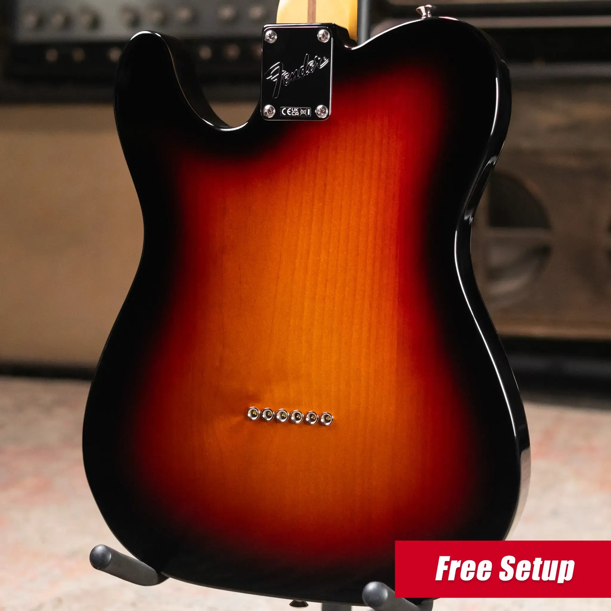 Fender American Professional Classic Telecaster Electric Guitar - 3-Color Sunburst with Gig Bag