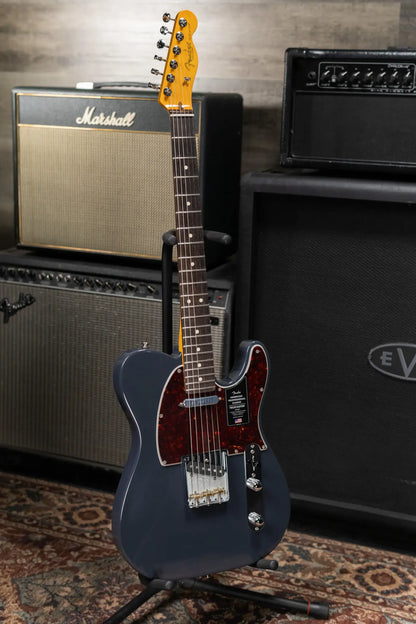 Fender American Professional Classic Telecaster Electric Guitar - Faded Black with Gig Bag