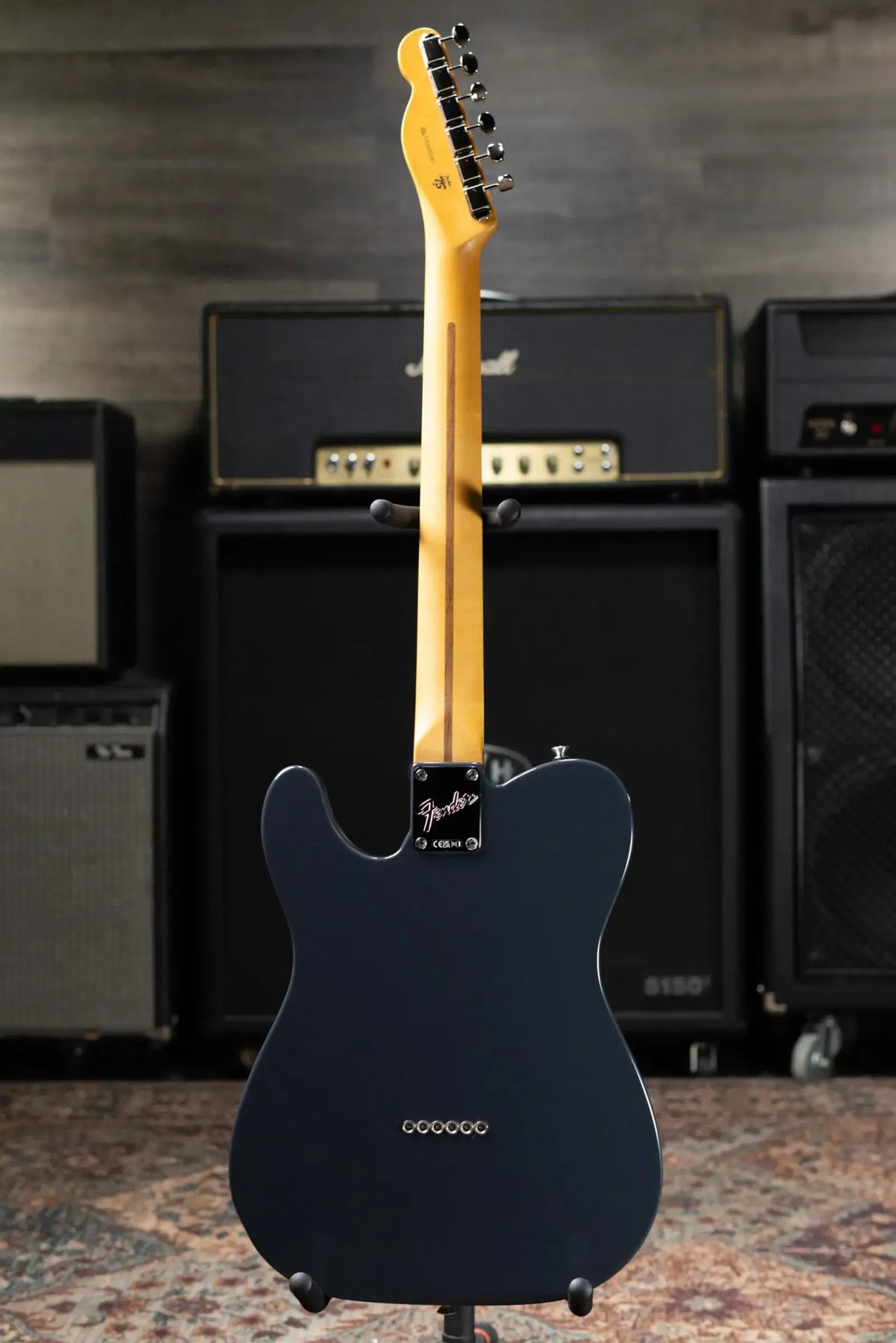 Fender American Professional Classic Telecaster Electric Guitar - Faded Black with Gig Bag