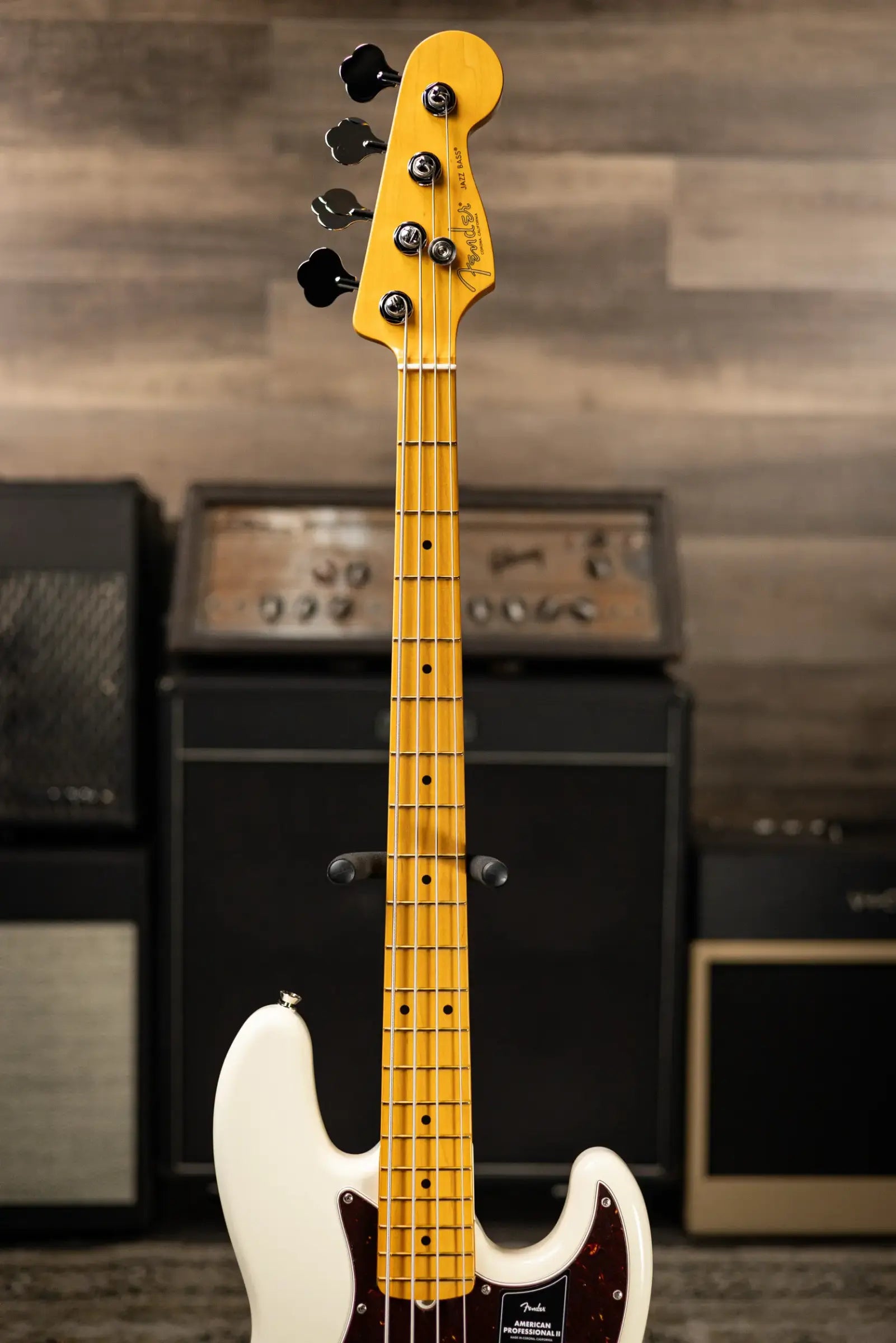 Fender American Professional II Jazz Bass - Olympic White with Hardshell Case