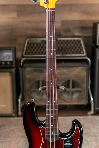 Fender American Professional II Jazz Bass Rosewood Fingerboard 3 Color Sunburst with Hardshell Case 67589fee81653