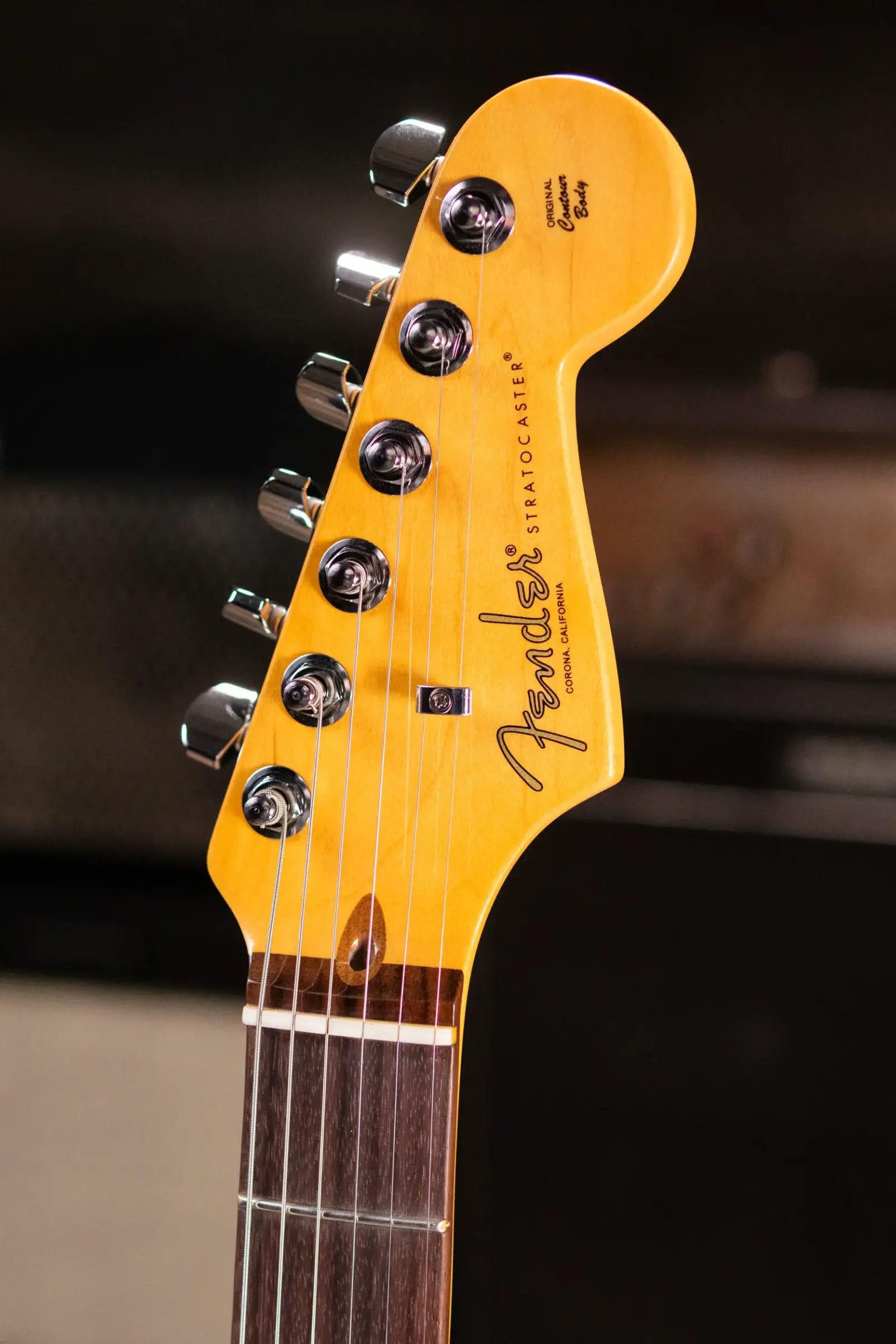 Fender American Professional II Stratocaster Electric Guitar - Dark Night with Hardshell Case
