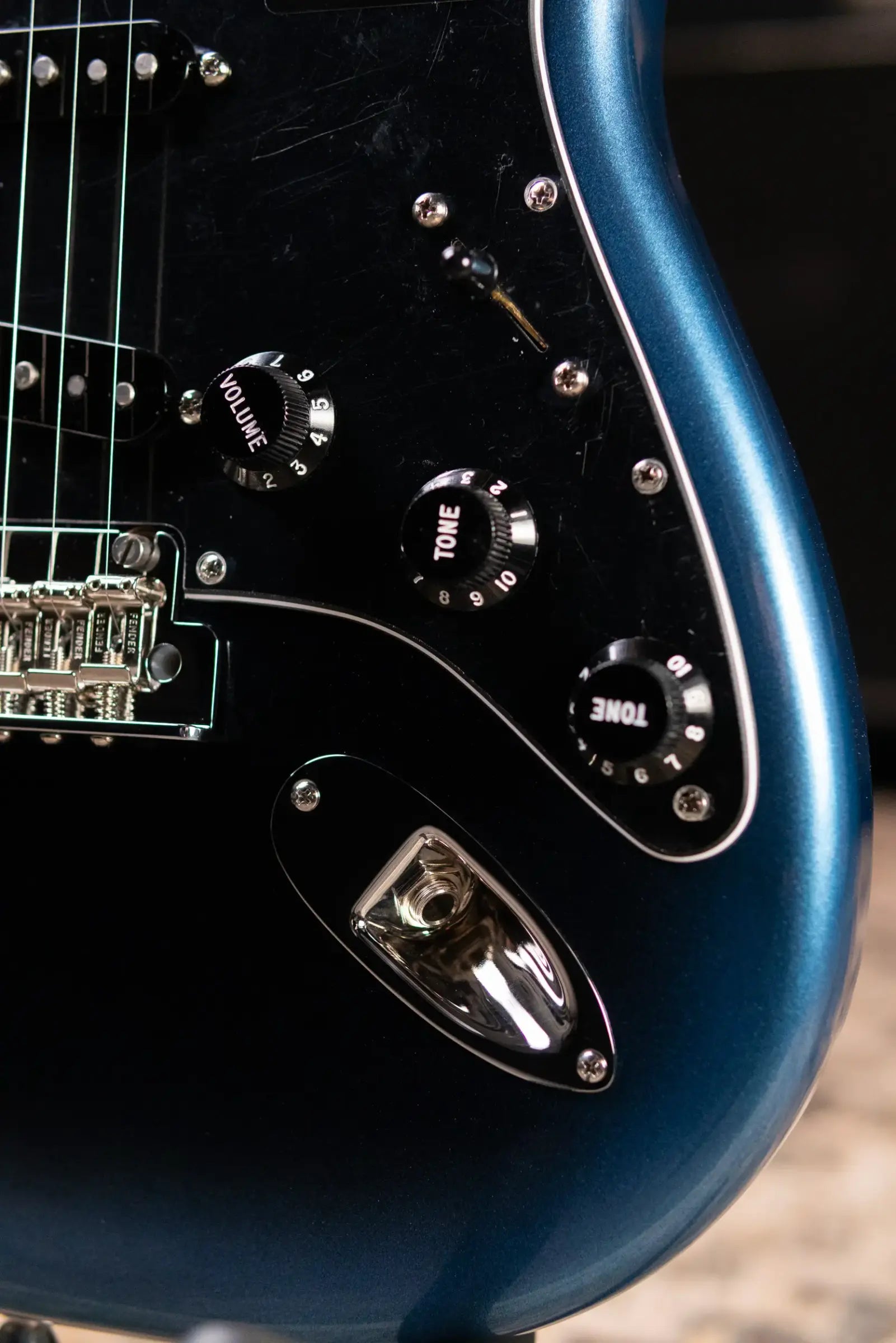 Fender American Professional II Stratocaster Electric Guitar - Dark Night with Hardshell Case