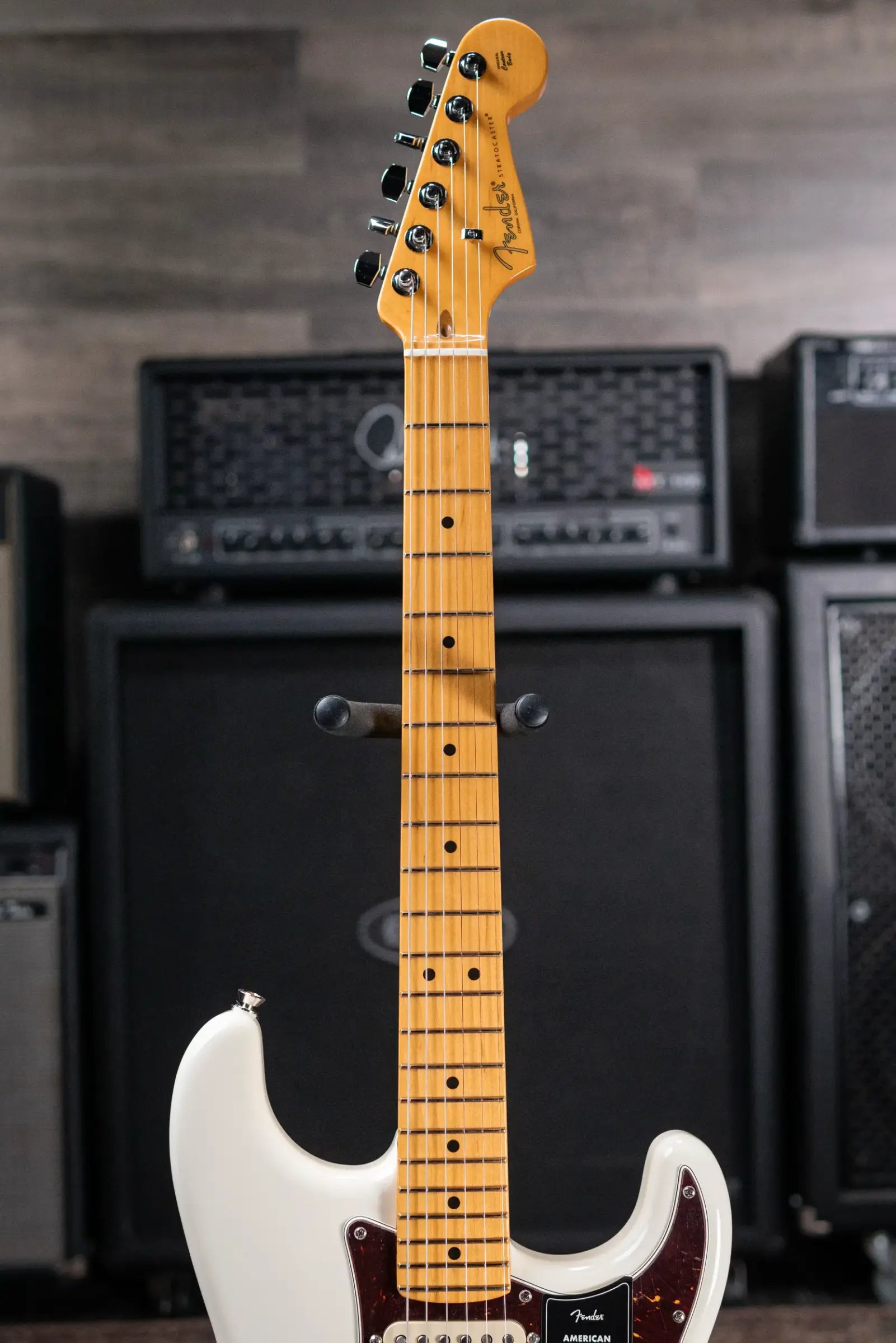 Fender American Professional II Stratocaster Electric Guitar - Olympic White with Hardshell Case