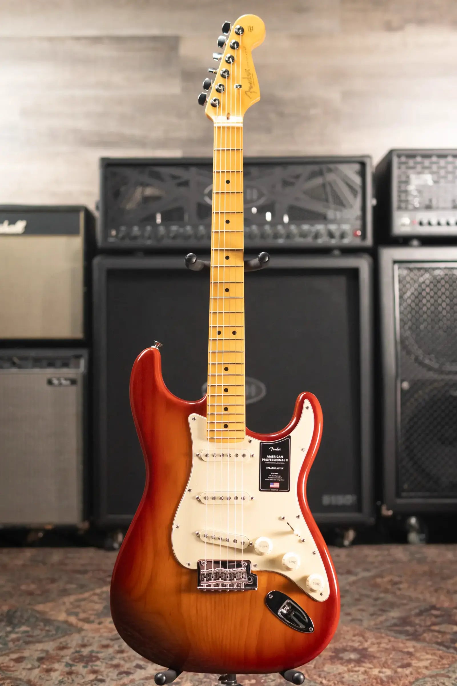 Fender American Professional II Stratocaster - Sienna Sunburst with Hardshell Case