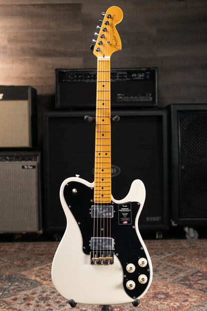 Fender American Professional II Telecaster Deluxe Electric Guitar - Olympic White with Hardshell Case