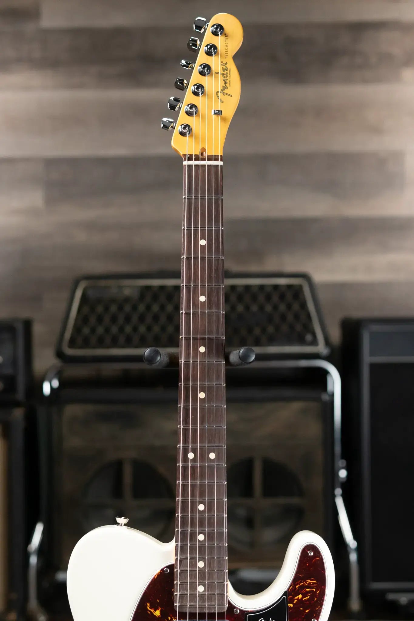 Fender American Professional II Telecaster Electric Guitar - Olympic White with Hardshell Case