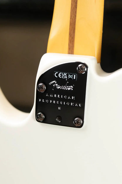 Fender American Professional II Telecaster Electric Guitar - Olympic White with Hardshell Case