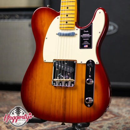 Fender American Professional II Telecaster, Maple Fingerboard - Sienna Sunburst with Hardshell Case