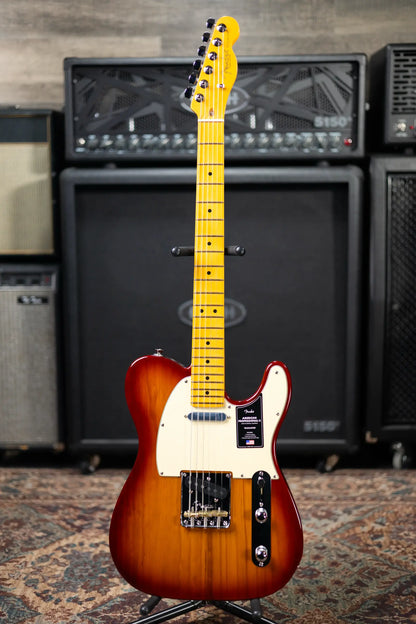 Fender American Professional II Telecaster, Maple Fingerboard - Sienna Sunburst with Hardshell Case