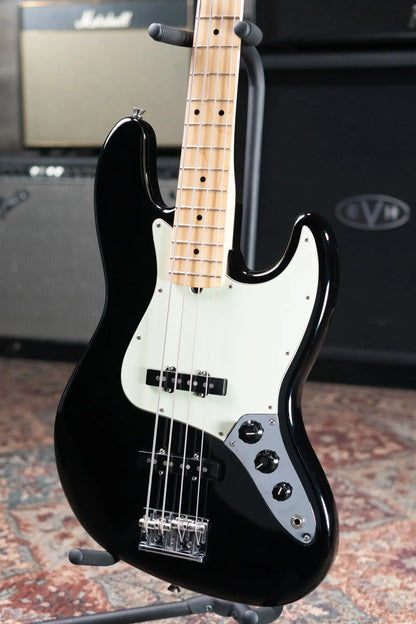 Fender American Professional Jazz Bass Maple Fingerboard, Black with Hardshell Case - Used