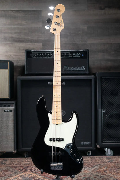Fender American Professional Jazz Bass Maple Fingerboard, Black with Hardshell Case - Used