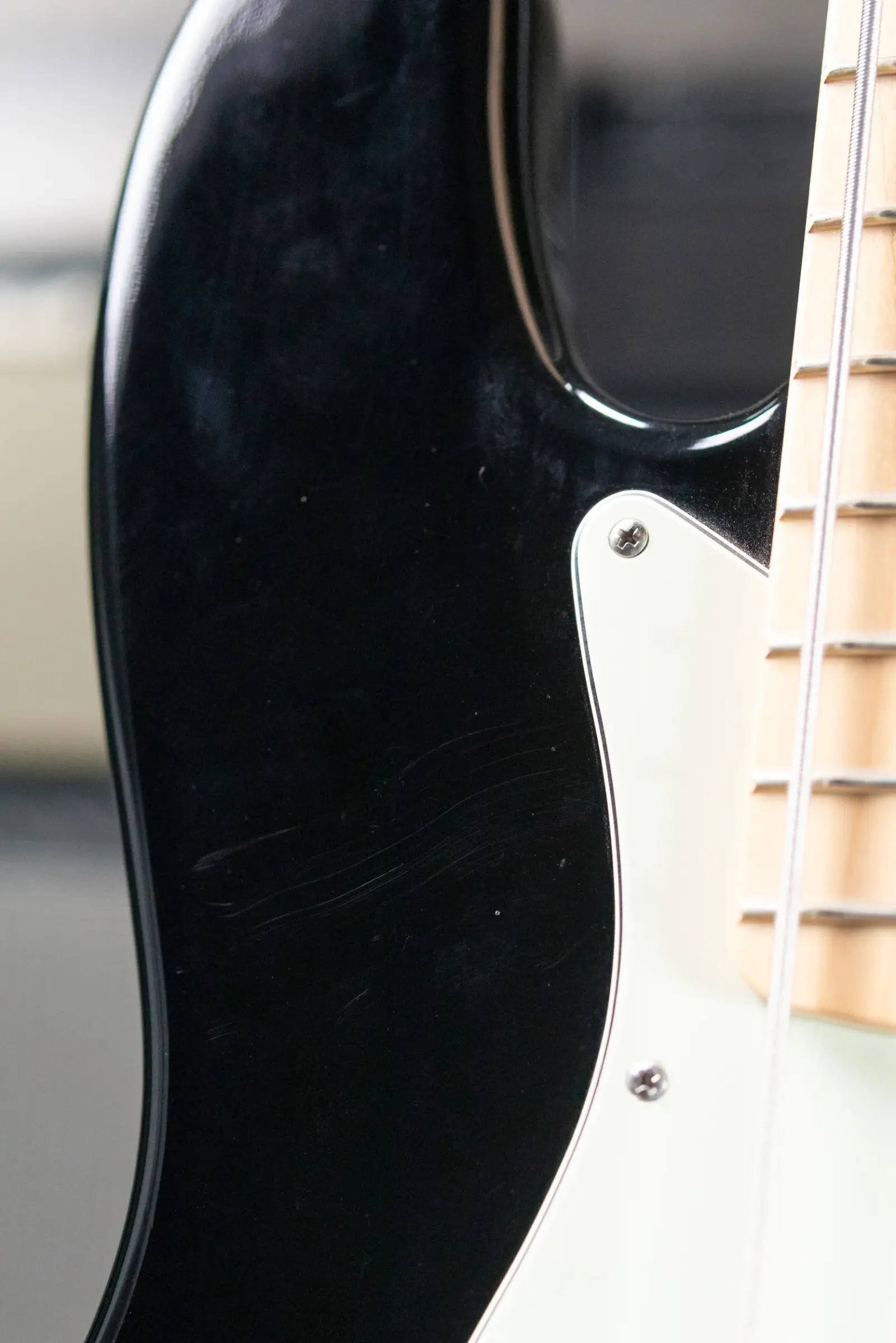 Fender American Professional Jazz Bass Maple Fingerboard, Black with Hardshell Case - Used
