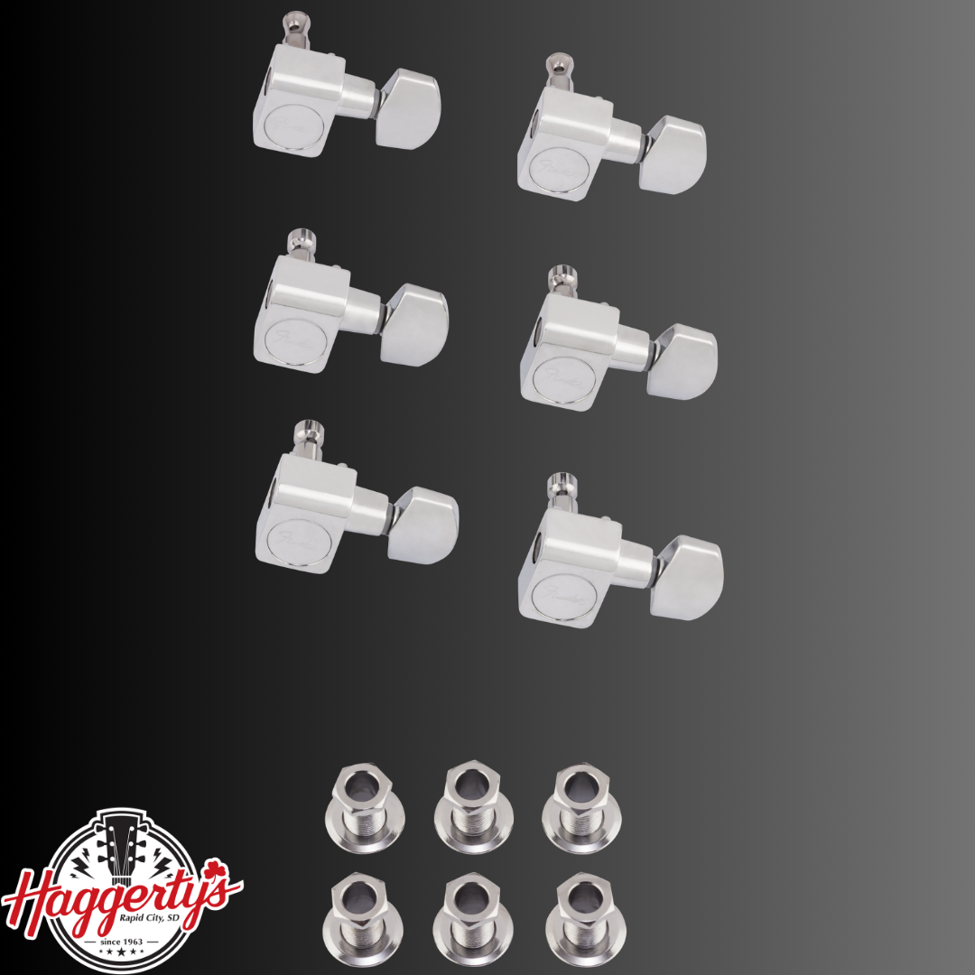 Fender American Standard Series Guitar Tuning Machines Chrome (6)