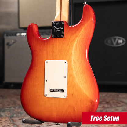 Fender American Standard Stratocaster Electric Guitar Sienna Sunburst with Hardshell Case - Used