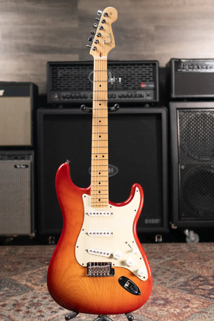 Fender American Standard Stratocaster Electric Guitar Sienna Sunburst with Hardshell Case - Used