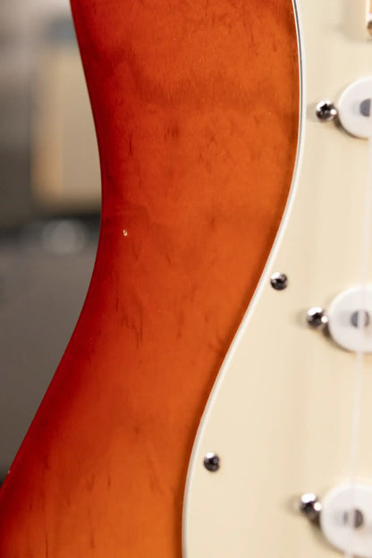 Fender American Standard Stratocaster Electric Guitar Sienna Sunburst with Hardshell Case - Used