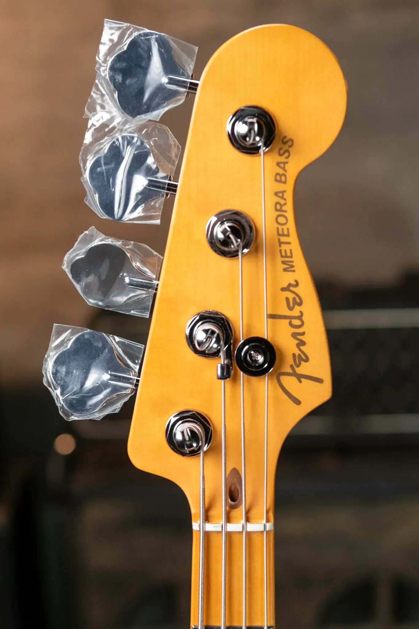 Fender American Ultra II Meteora Bass, Maple Fingerboard - Solar Flare with Deluxe Molded Hardshell Case