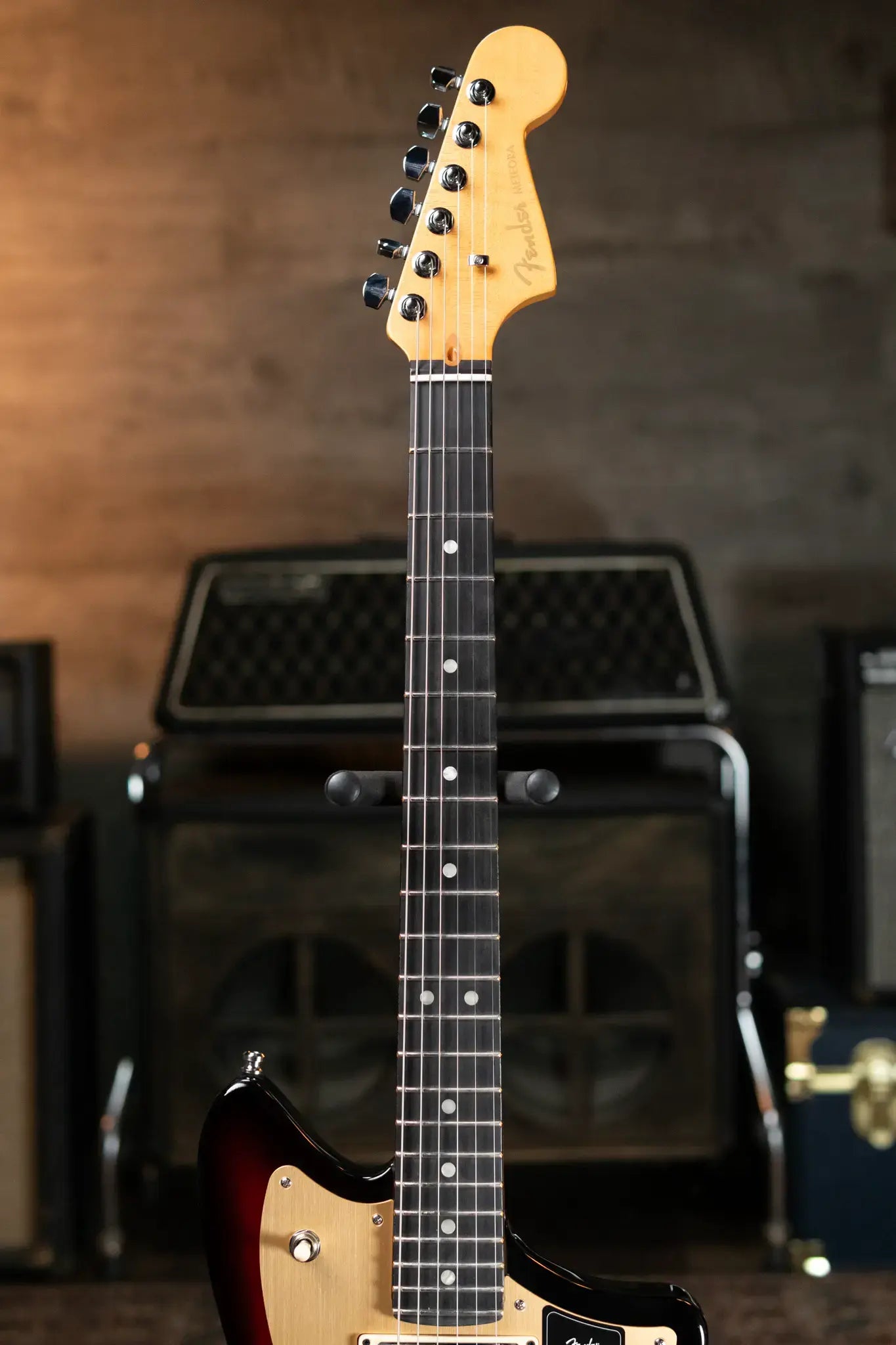 Fender American Ultra II Meteora, Ebony Fingerboard - Ultraburst With Deluxe Molded Hardshell Case - Demo