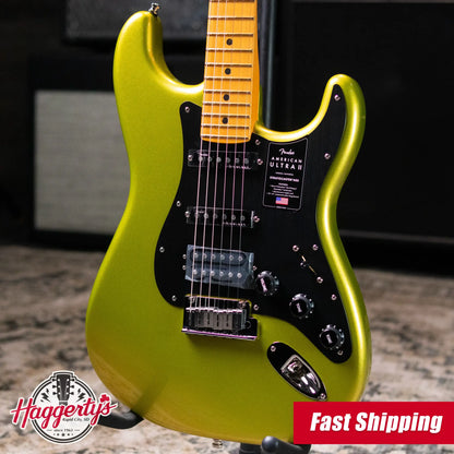 Fender American Ultra II Stratocaster HSS Electric Guitar - Solar Flare with Hardshell Case