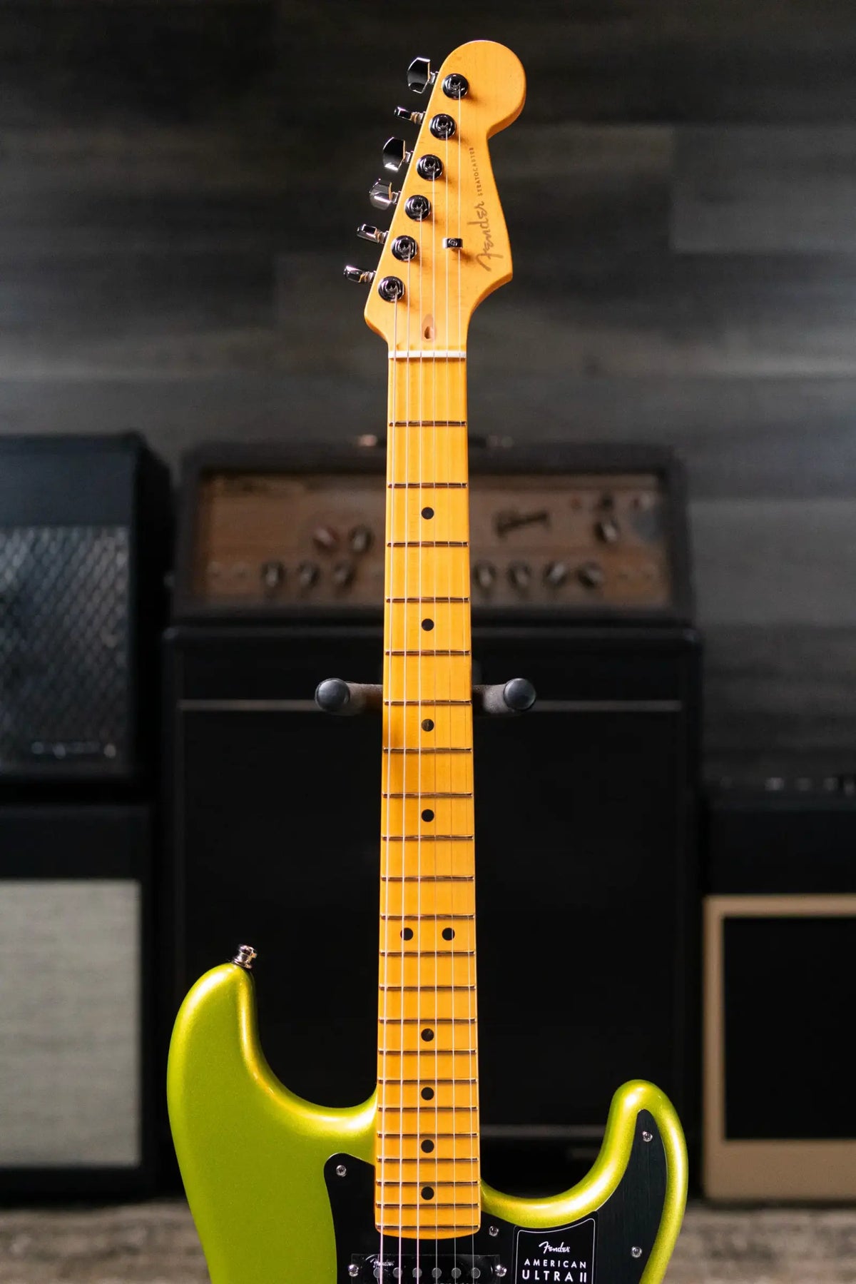 Fender American Ultra II Stratocaster HSS Electric Guitar - Solar Flare with Hardshell Case