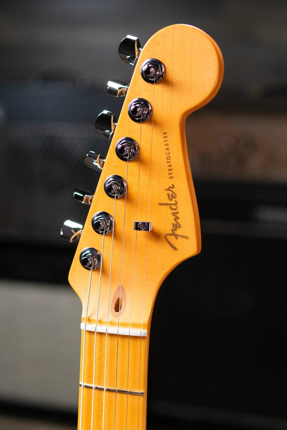 Fender American Ultra II Stratocaster HSS Electric Guitar - Solar Flare with Hardshell Case