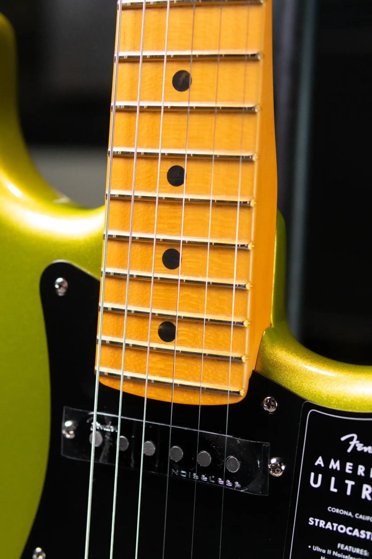 Fender American Ultra II Stratocaster HSS Electric Guitar - Solar Flare with Hardshell Case