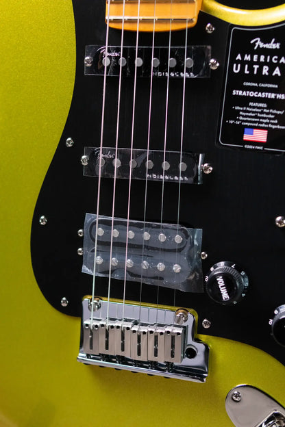 Fender American Ultra II Stratocaster HSS Electric Guitar - Solar Flare with Hardshell Case