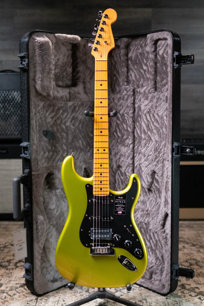Fender American Ultra II Stratocaster HSS Electric Guitar - Solar Flare with Hardshell Case