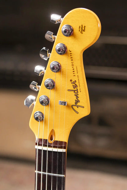 Fender American Ultra Luxe Vintage '60s Stratocaster HSS Electric Guitar - Fiesta Red with Hardshell Case