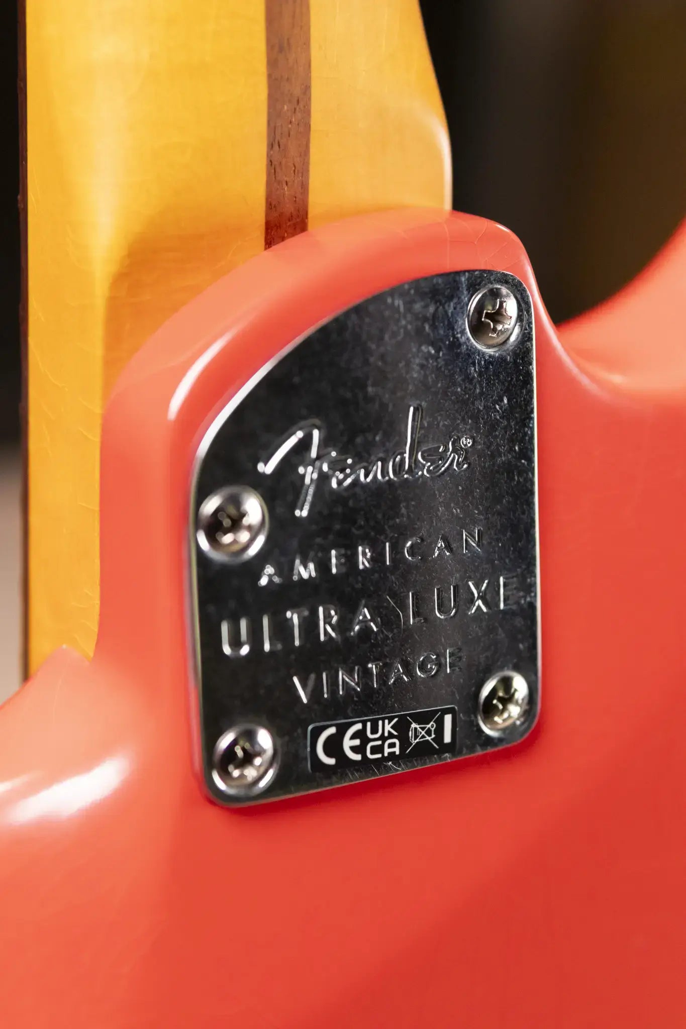 Fender American Ultra Luxe Vintage '60s Stratocaster HSS Electric Guitar - Fiesta Red with Hardshell Case