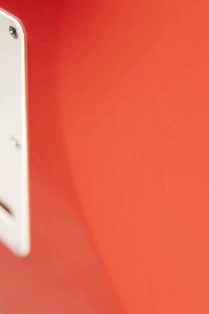 Fender American Ultra Luxe Vintage '60s Stratocaster HSS Electric Guitar - Fiesta Red with Hardshell Case