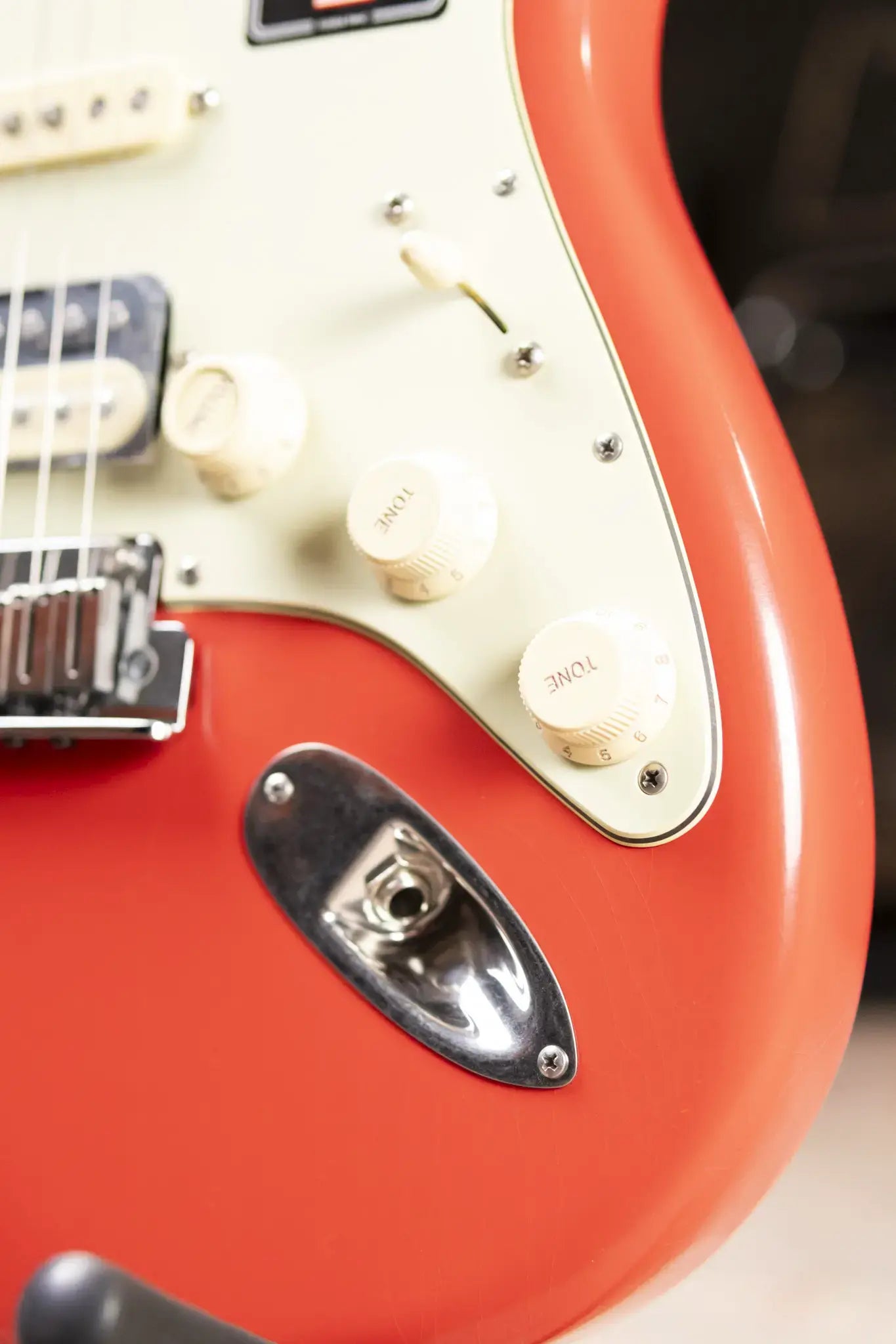 Fender American Ultra Luxe Vintage '60s Stratocaster HSS Electric Guitar - Fiesta Red with Hardshell Case