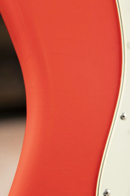 Fender American Ultra Luxe Vintage '60s Stratocaster HSS Electric Guitar - Fiesta Red with Hardshell Case