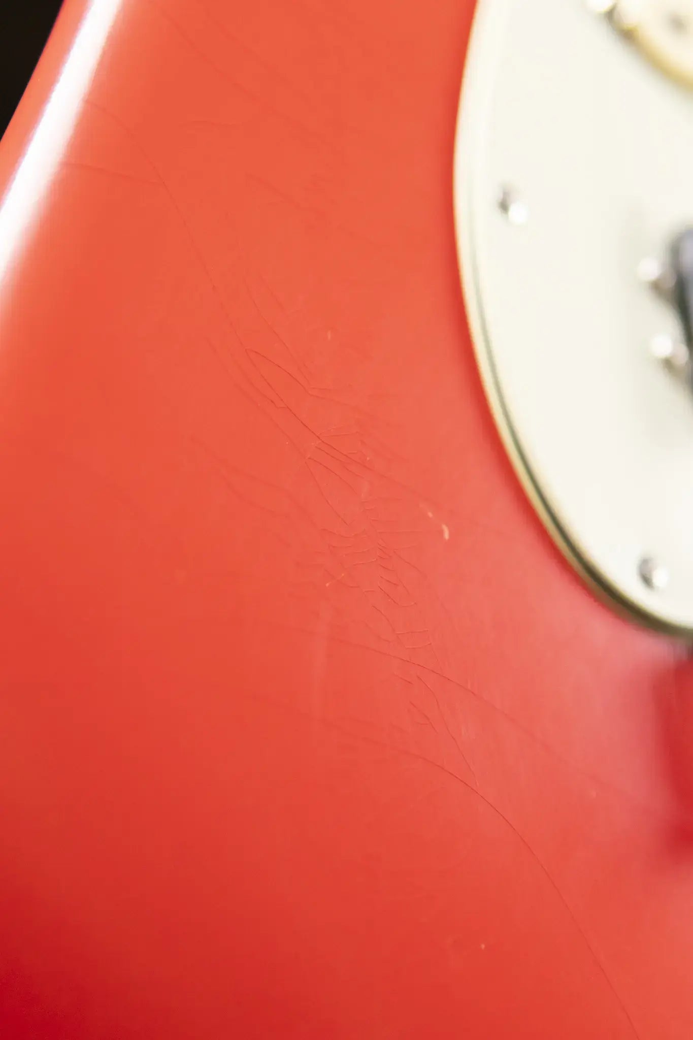 Fender American Ultra Luxe Vintage '60s Stratocaster HSS Electric Guitar - Fiesta Red with Hardshell Case