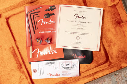 Fender American Ultra Luxe Vintage '60s Stratocaster HSS Electric Guitar - Fiesta Red with Hardshell Case