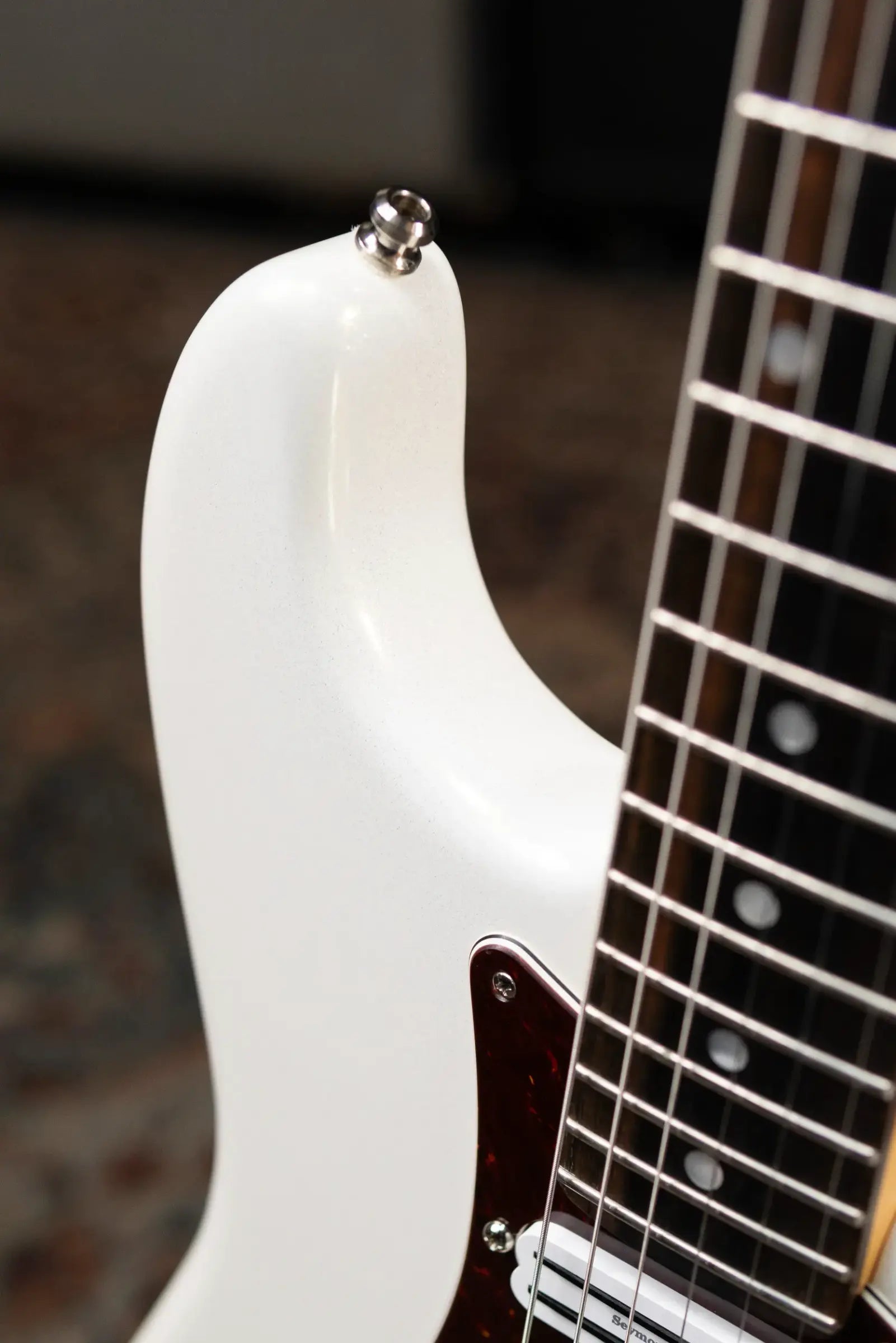 Fender American Ultra Stratocaster Guitar - Arctic Pearl with Hardshell Case - Used