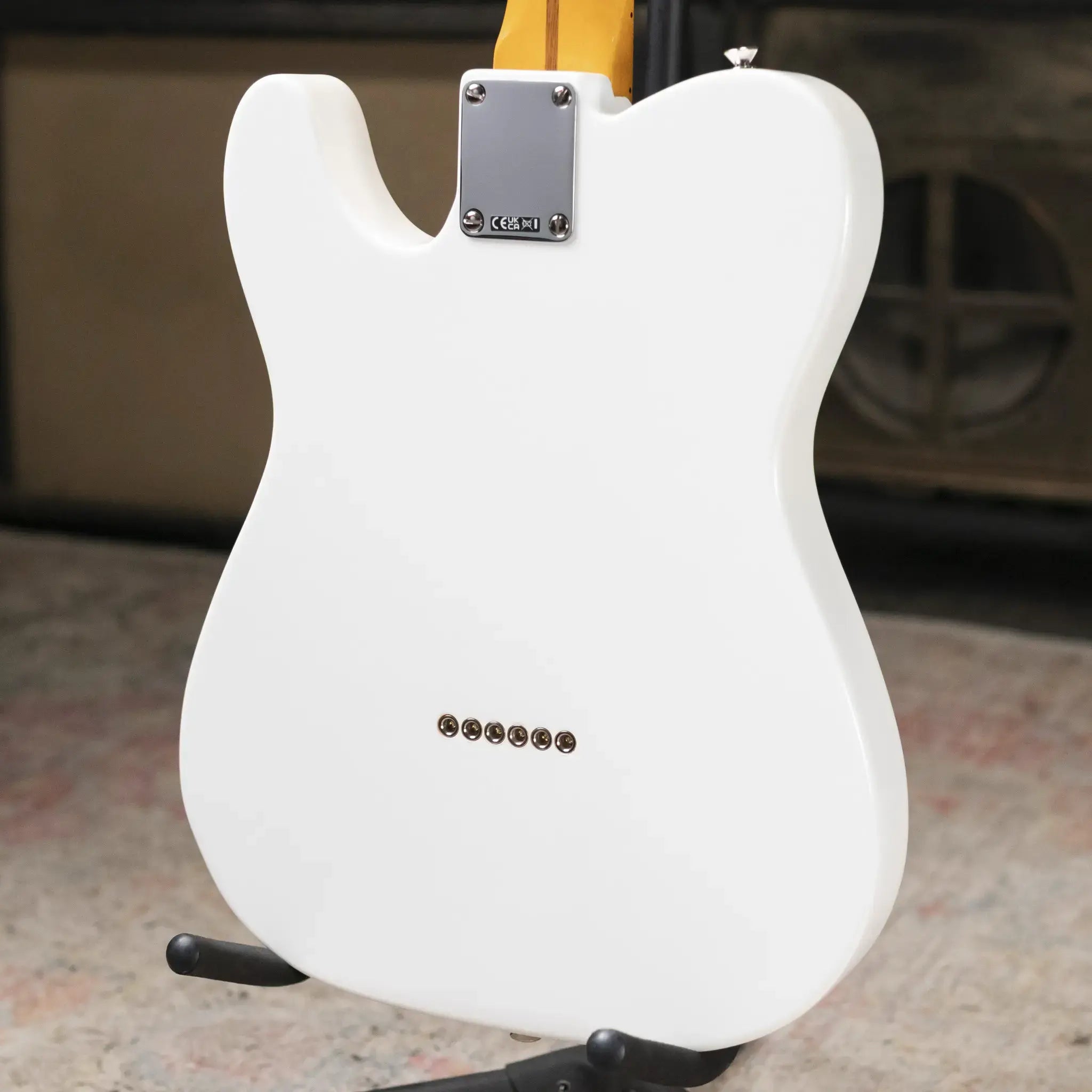 Fender American Vintage II 1951 Telecaster, Maple Fingerboard Electric Guitar - Prototype White with Vintage-Style Tweed Hardshell Case