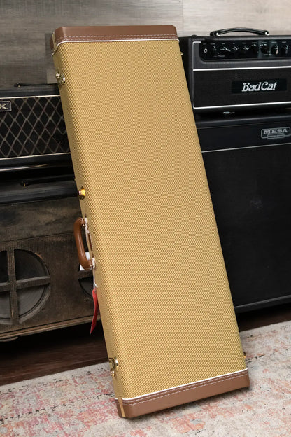 Fender American Vintage II 1957 Stratocaster, Maple Fingerboard - Black with Vintage-Style Tweed Hardshell Case