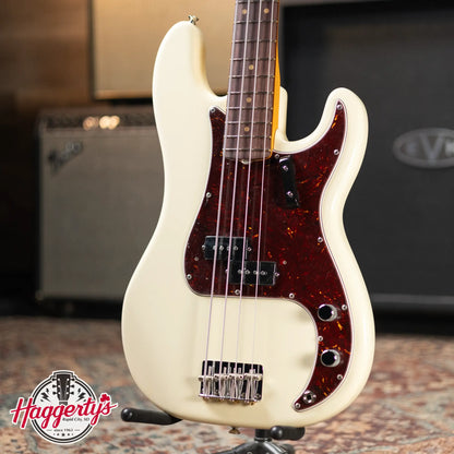 Fender American Vintage II 1960 Precision Bass, Rosewood Fingerboard - Olympic White with Vintage-Style Brown Hardshell Case