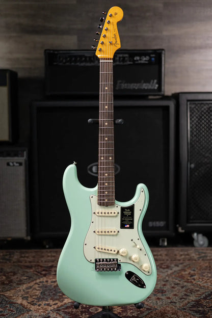Fender American Vintage II 1961 Stratocaster Electric Guitar - Surf Green with Hardshell Case