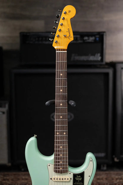 Fender American Vintage II 1961 Stratocaster Electric Guitar - Surf Green with Hardshell Case