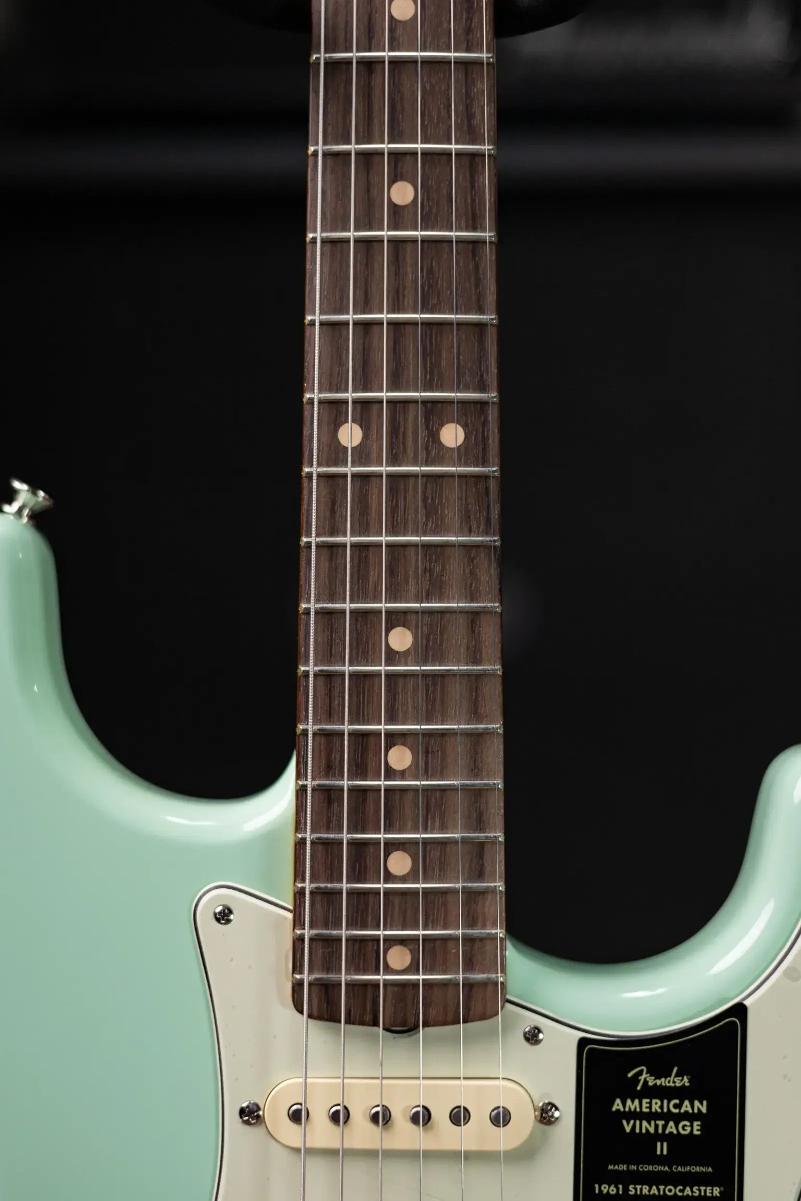 Fender American Vintage II 1961 Stratocaster Electric Guitar - Surf Green with Hardshell Case