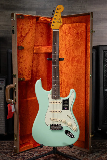 Fender American Vintage II 1961 Stratocaster Electric Guitar - Surf Green with Hardshell Case