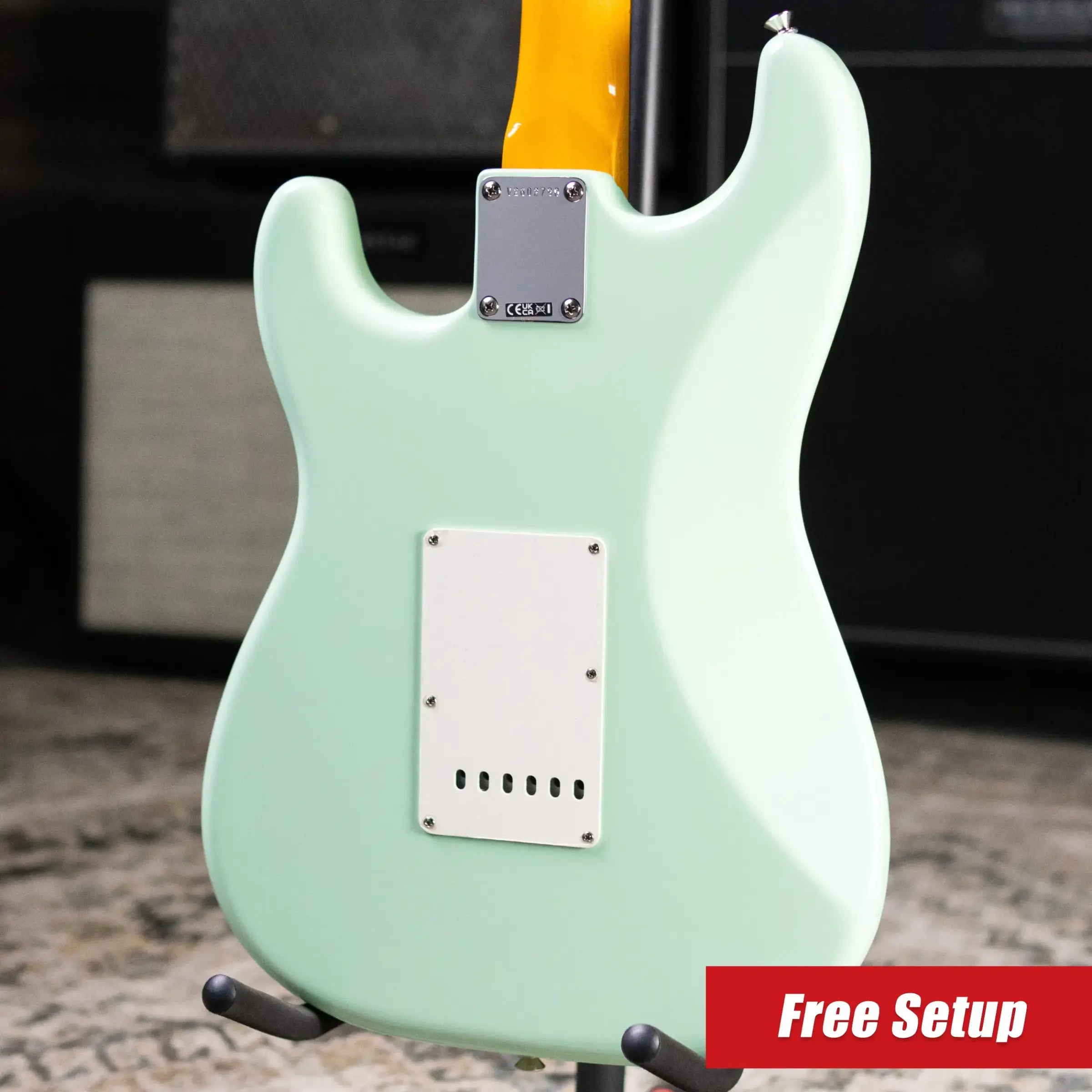 Fender American Vintage II 1961 Stratocaster Electric Guitar - Surf Green with Hardshell Case