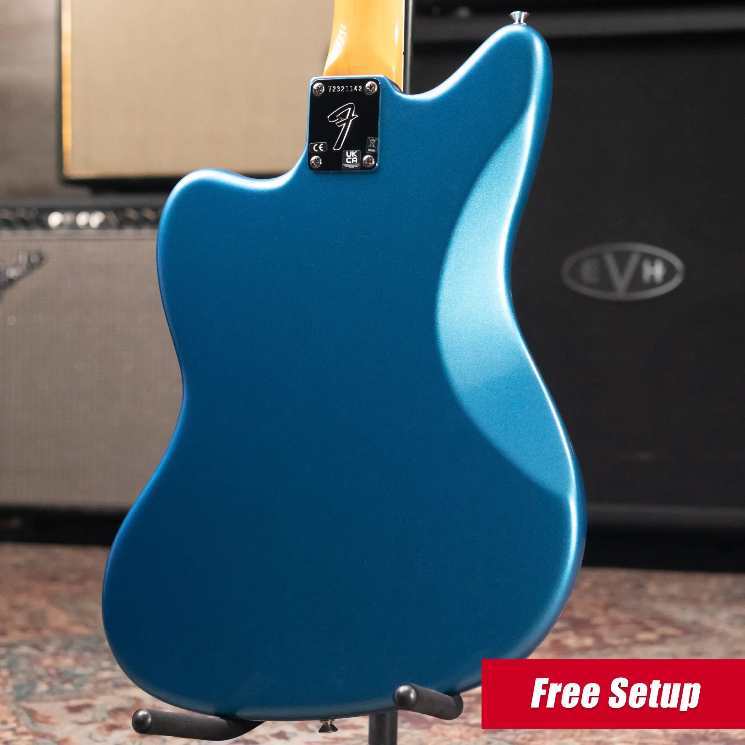 Fender American Vintage II 1966 Jazzmaster Electric Guitar Lake Placid Blue with Hardshell Case - Used